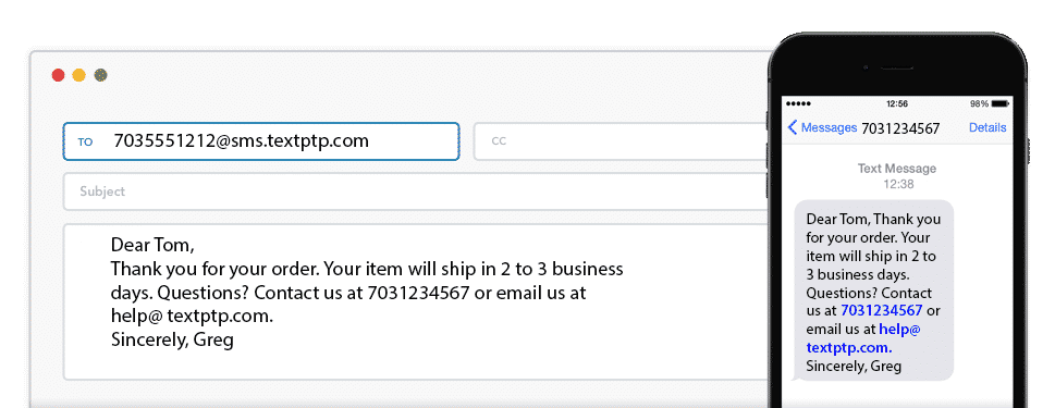 Send Email to SMS to Anyone, Anytime