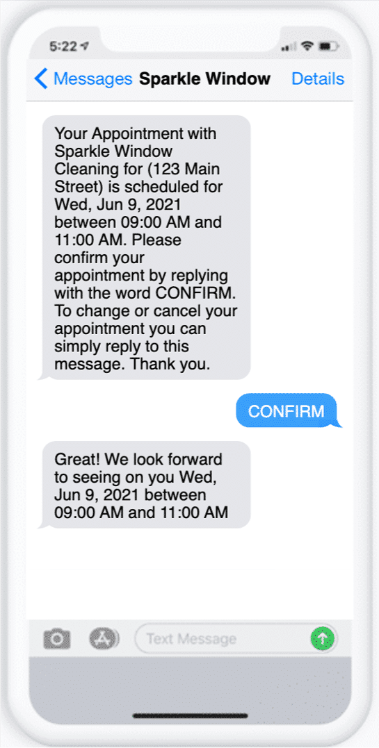 Appointment Reminder Text Message Examples