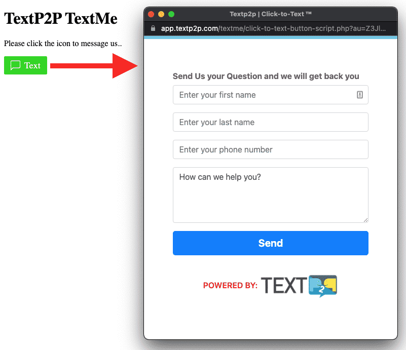 TextP2P TextMe